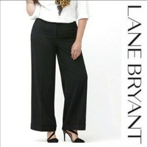 Lane Bryant Black Trousers Sz 28 NWOT